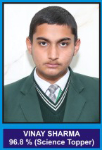 Vinay Sharma SRC Topper (12 + 10 )16-17